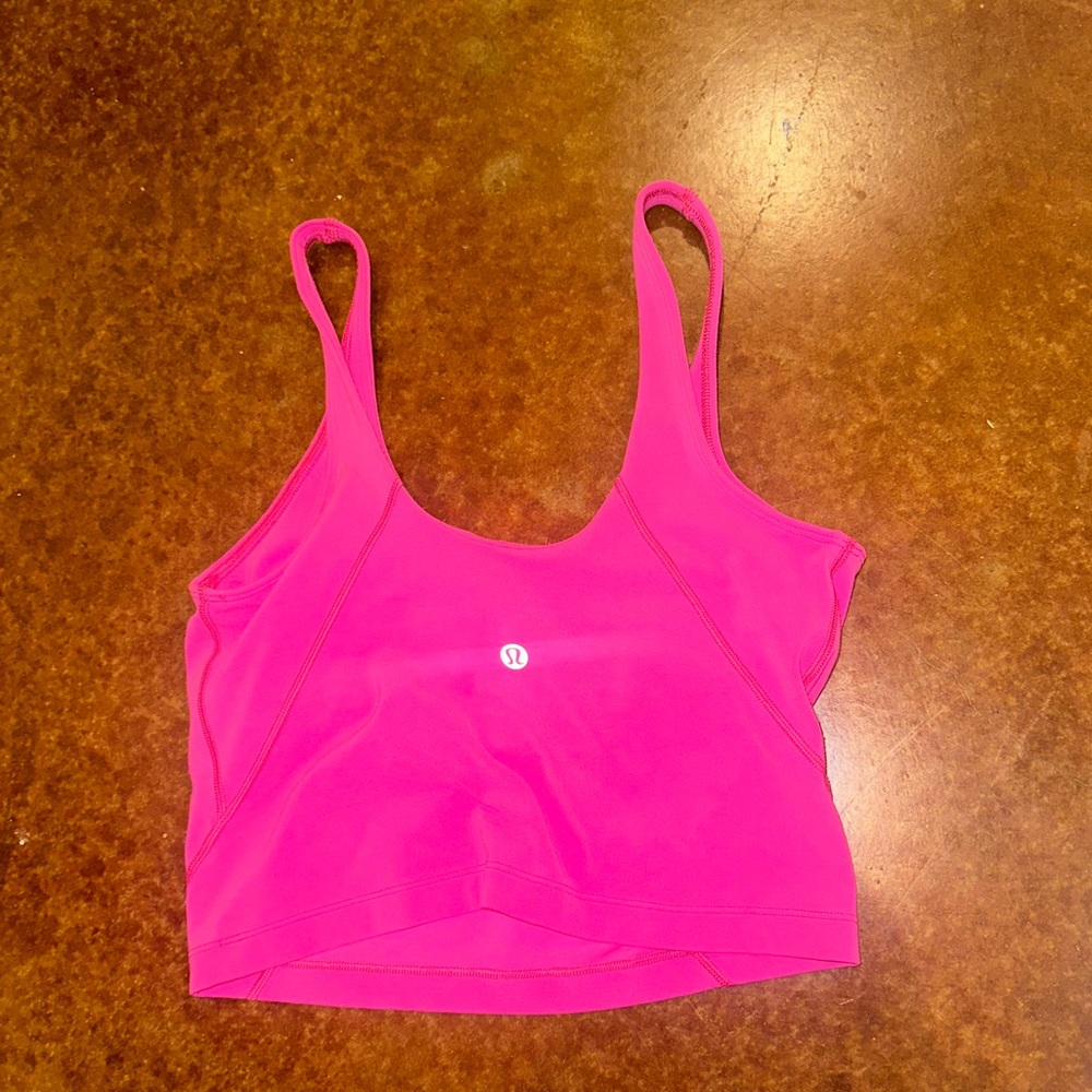 Lulu Lemon Sonic Pink Align Tank